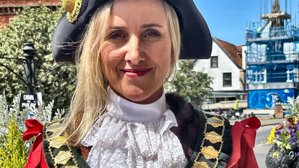  Town councillors agreed the change after residents said they wanted to know what happens after they speak at meetings. (Mayor Zoe Priuce  photo: Glastonbury Town Council) 