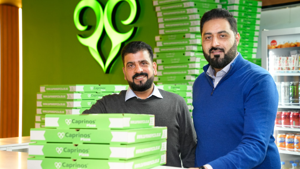 Gul Nawaz and Khalil Rehman, co-founders of Caprinos Pizza