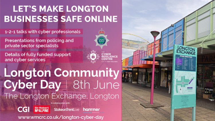 The event will take place at at the former Shoe Zone unit at Longton Exchange (images via Staffordshire Police and Nub News)