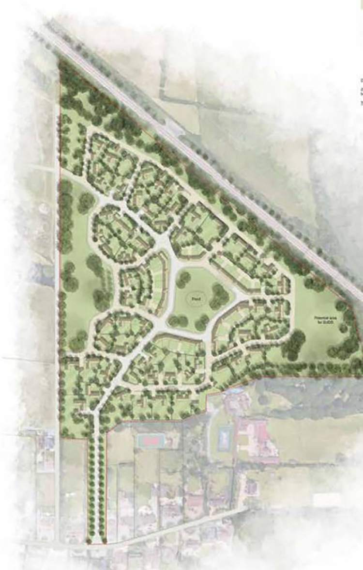 How the site might be laid out