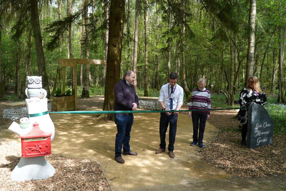 The Little Oaks Memorial Garden opened at Oakley Wood Crematorium on 10 May (image supplied)