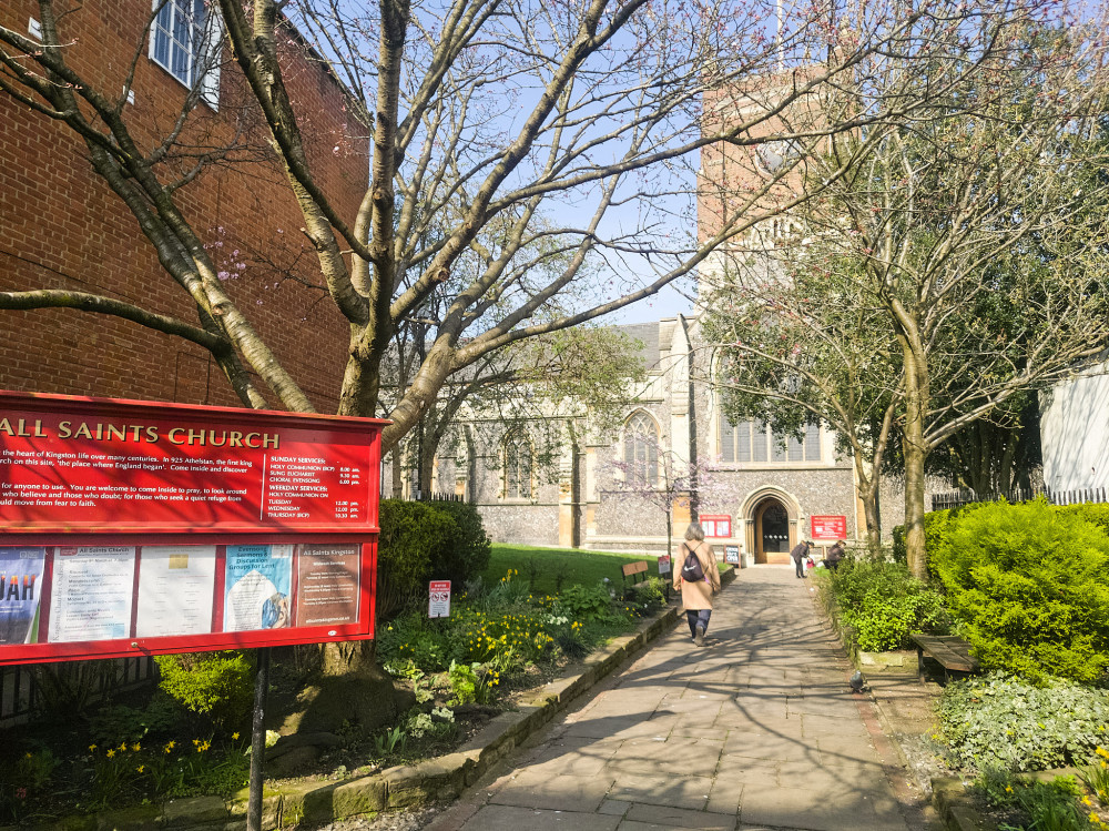 ll Saints Church is located in the AncientMarket Place, Kingston (Credit: Nub News)