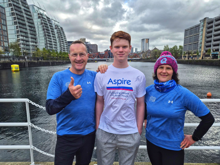 Beech Hall School pupil Alexander Sixsmith is preparing to swim across the Channel for the second time (Credit: Supplied)