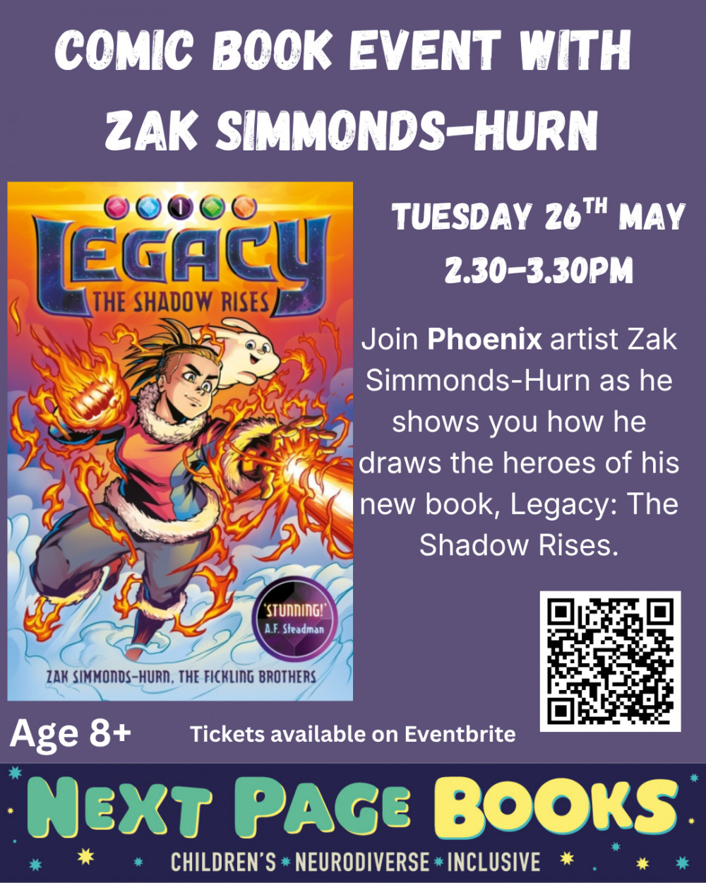 Comic Book Event with Zak Simmonds-Hurn