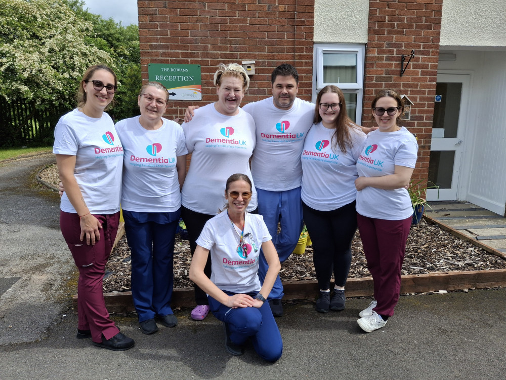 The Rowans have been taking on a 31-mile walking challenge to raise money and awareness for Dementia UK 