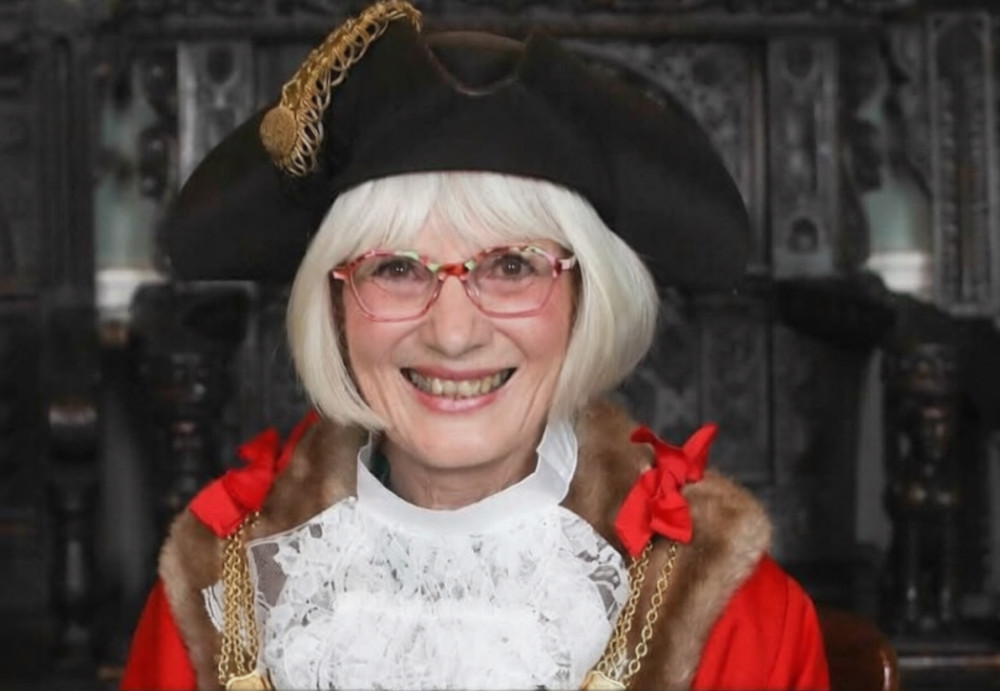 Cllr Denise Denis has been sworn in as the 652nd Mayor of Wells. (Photo: Wells City Council/Jason Bryant) 