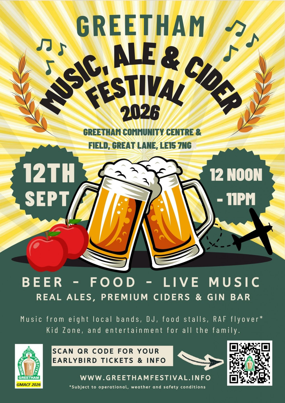 Greetham Music, Ale Cider Festival
