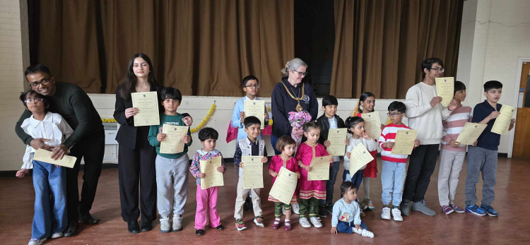 Macclesfield Pahal Balgokulam was recently presented with the Young Pride of Macclesfield Award (Credit: Supplied)