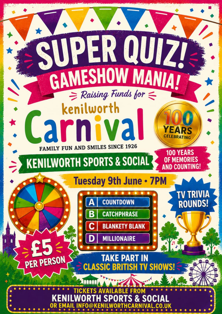 Kenilworth Carnival Super Quiz