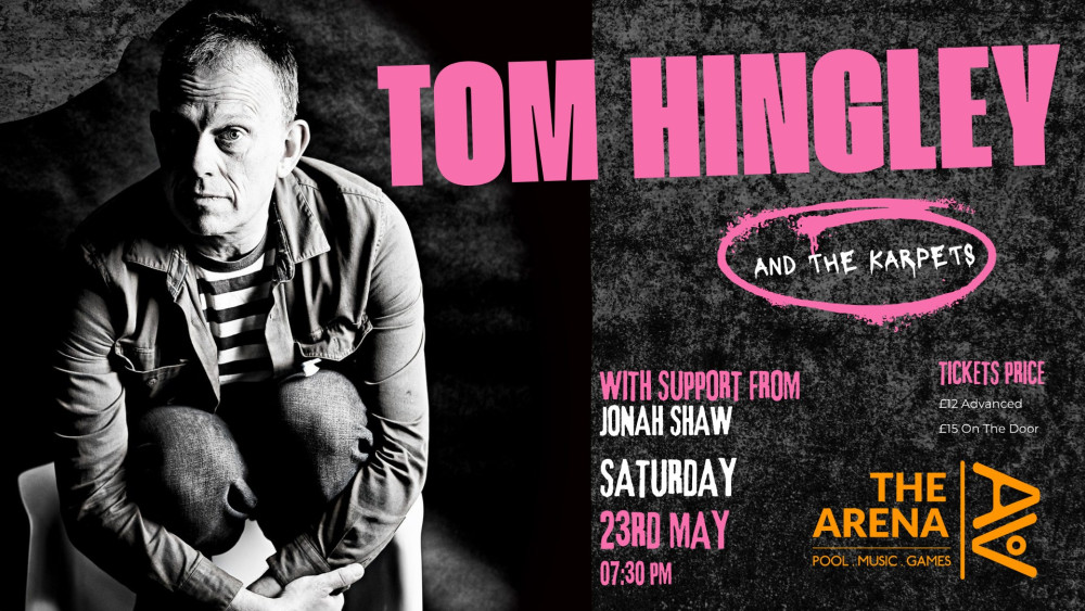 Tom Hingley at The Arena Crewe