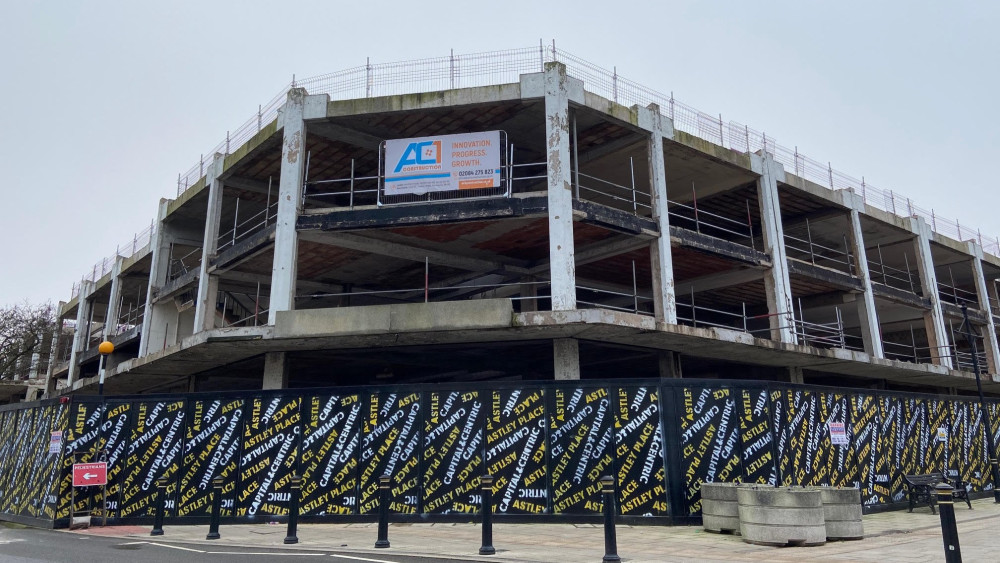 The Astley Place development in Newcastle-under-Lyme town centre (image via Phil Corrigan - LDR)