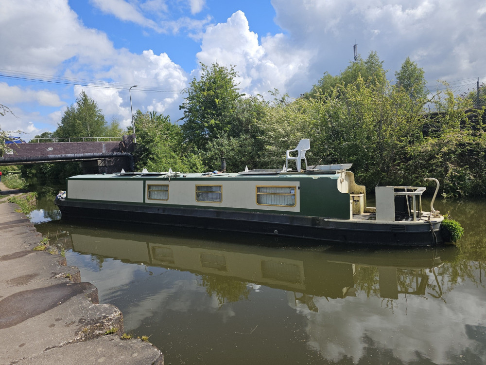 A canal boat found was found adrift without its owner in Ettiley Heath on the Trent & Mersey canal yesterday (Monday) (Photo: David Barker)
