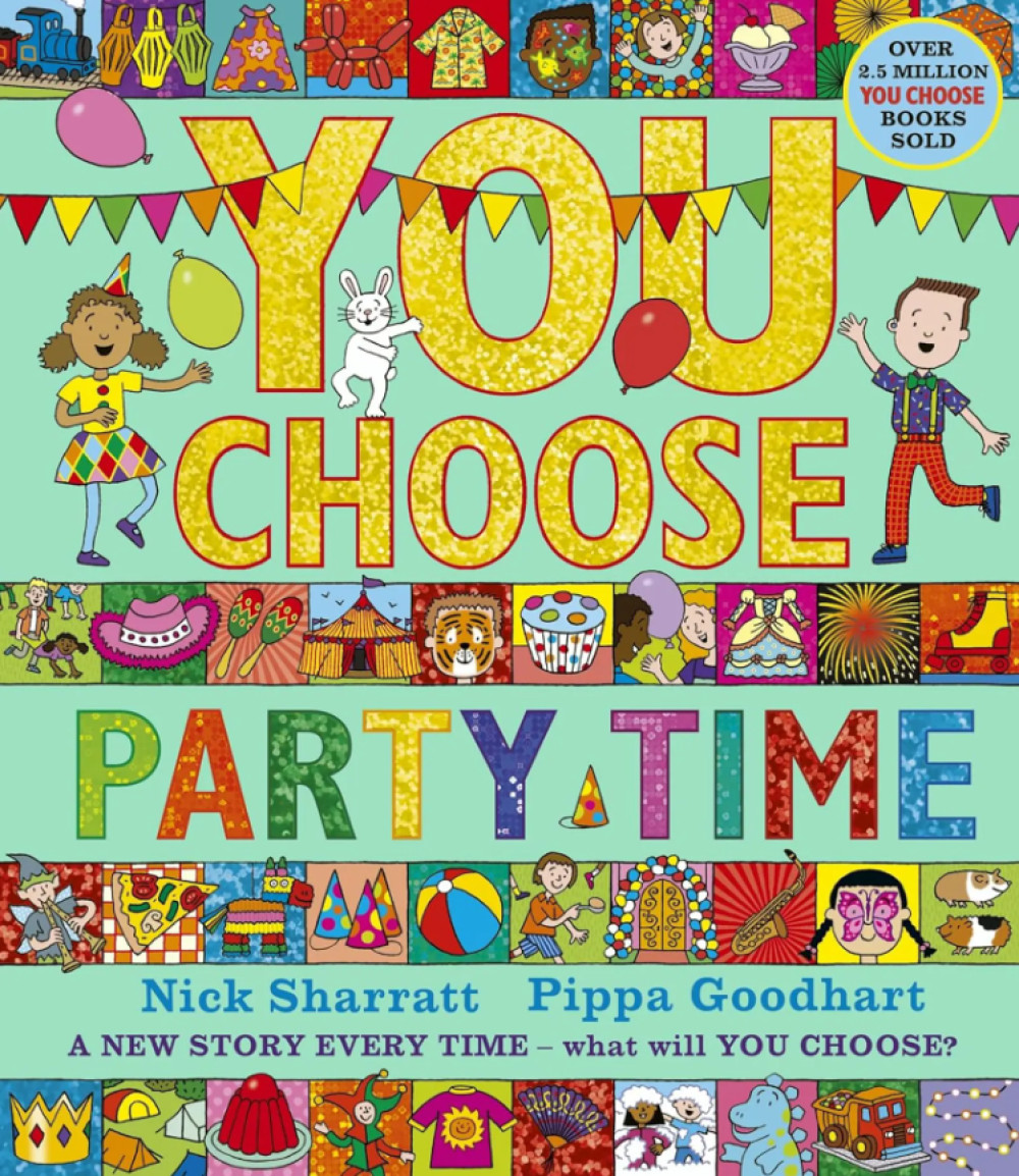 ​It's PARTY TIME! Join Nick Sharratt and Pippa Goodhart for a party like no other (Image supplied)