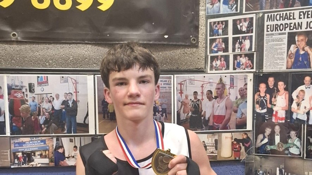 Shepton Mallet boxer Reggie Williams wins historic debut (supplied) 