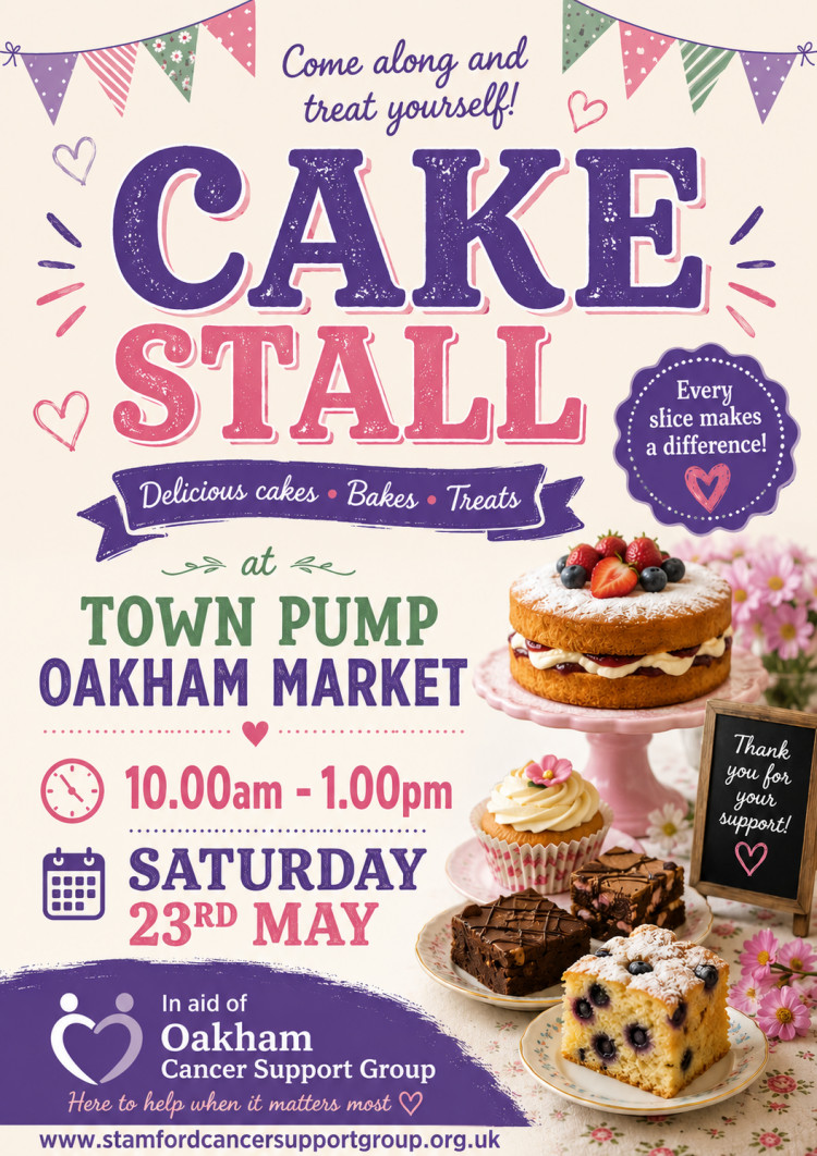 Cake sale Oakham Market