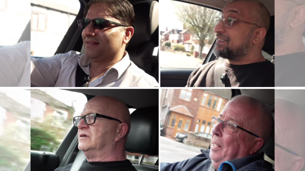 Meet four of the drivers at family-run Hazel Grove firm Lynx Taxis. keeping residents across the area moving (Images - Lynx Taxis)