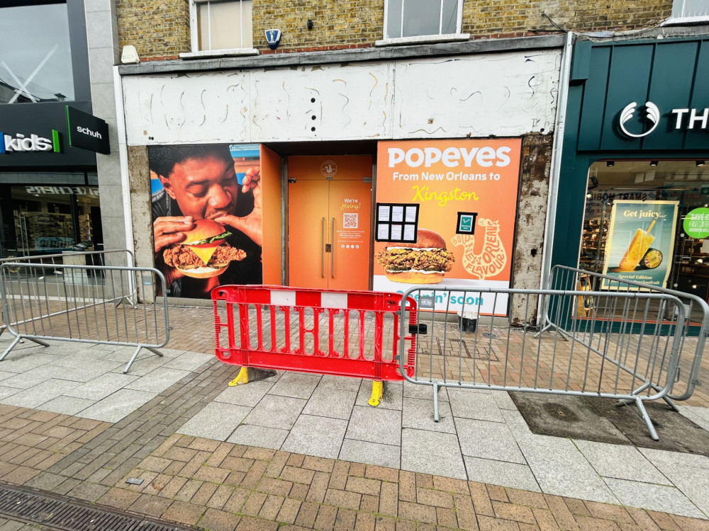Popeyes' new Kingston restaurant will open on Clarence Street (Credit: Tilly O'Brien)