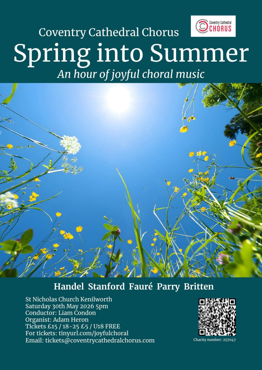 Spring into Summer - an hour of joyful choral music