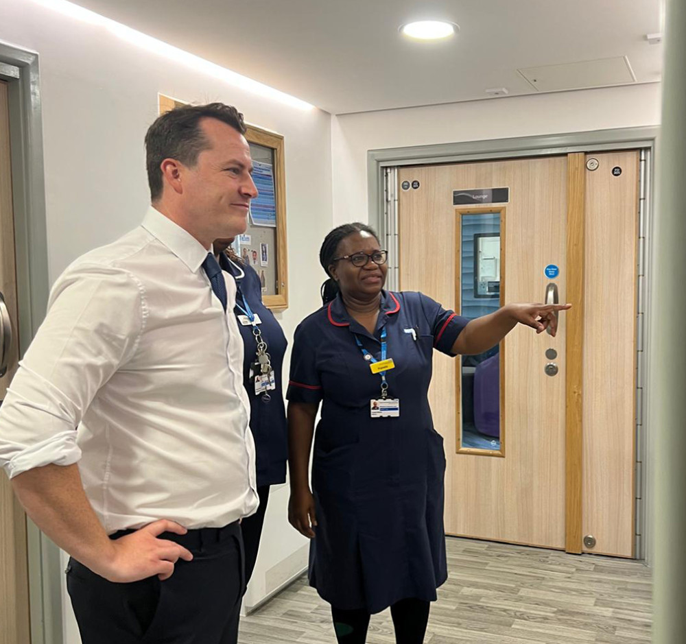 MP James McMurdock fears for frontline staff at Basildon Hospital.