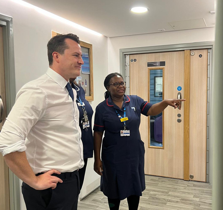 MP James McMurdock fears for frontline staff at Basildon Hospital.