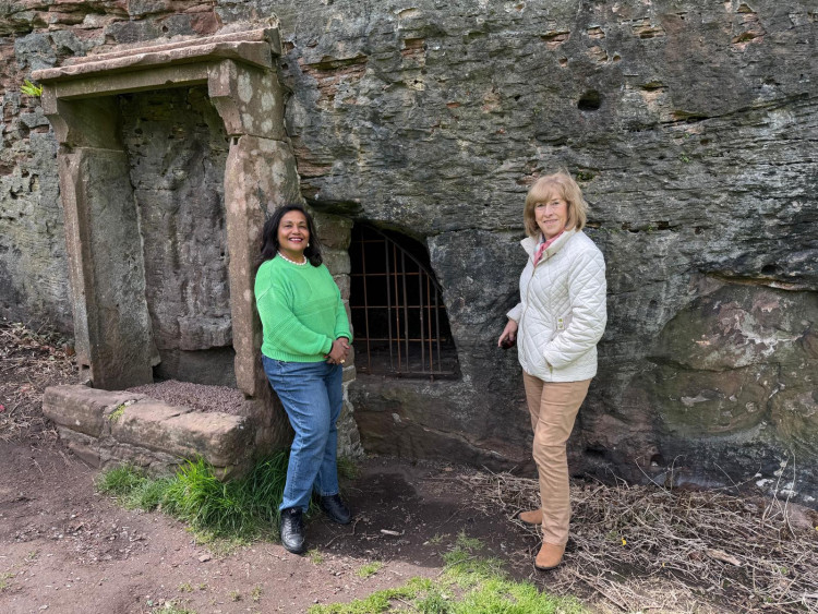 Cllr Razia Daniels and Cllr Lynn Gibbon argue responsibility for funding repairs should lie with the council (Image supplied)