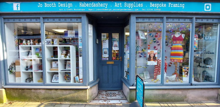 The cosy craft shop is located in Cheadle (image via Jo Booth Design)