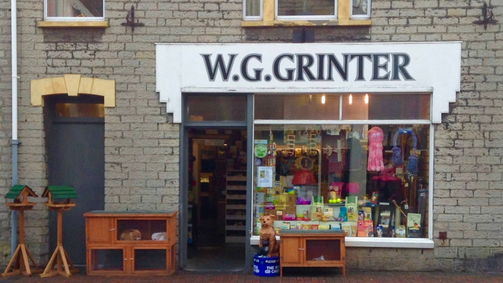 W G Grinter, a historic pet shop in Street, warns customers of a scam website, wggrinter.com, falsely claiming to be their official site.