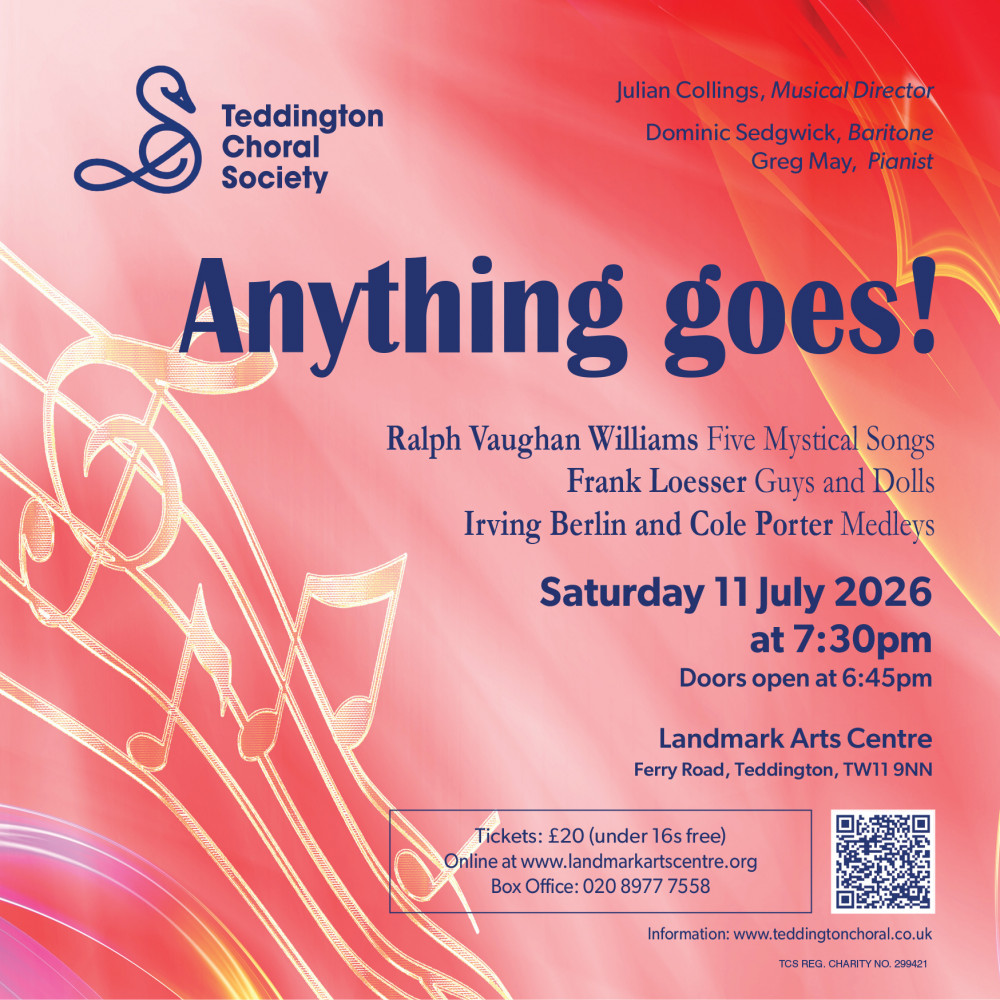 Teddington Choral Society concert: Anything goes!