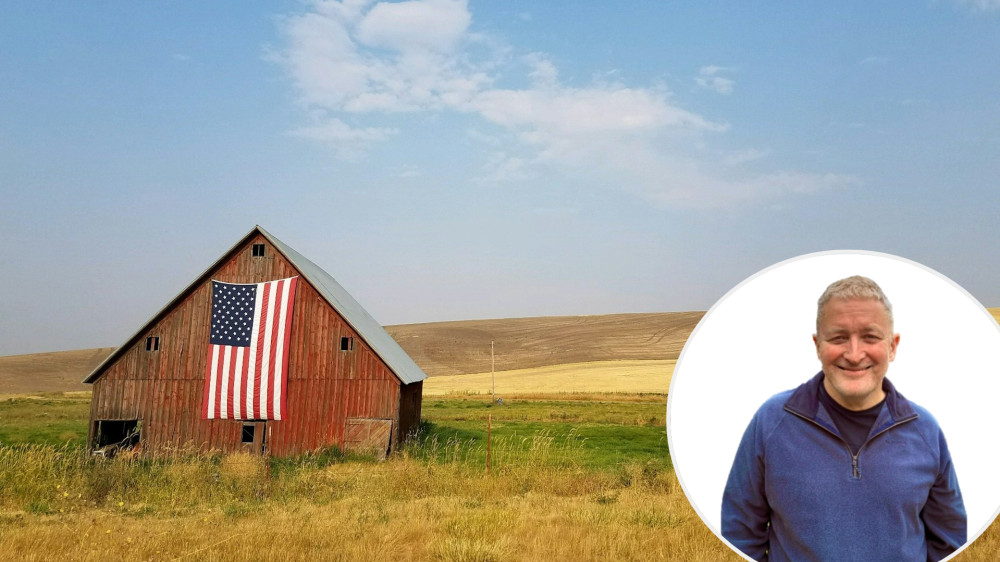 Stockport travel writer Joe Ryder has written a series of books about his and his family's daring attempt to travel to every state in the USA (Images: main - John Warg / Unsplash / inset supplied)