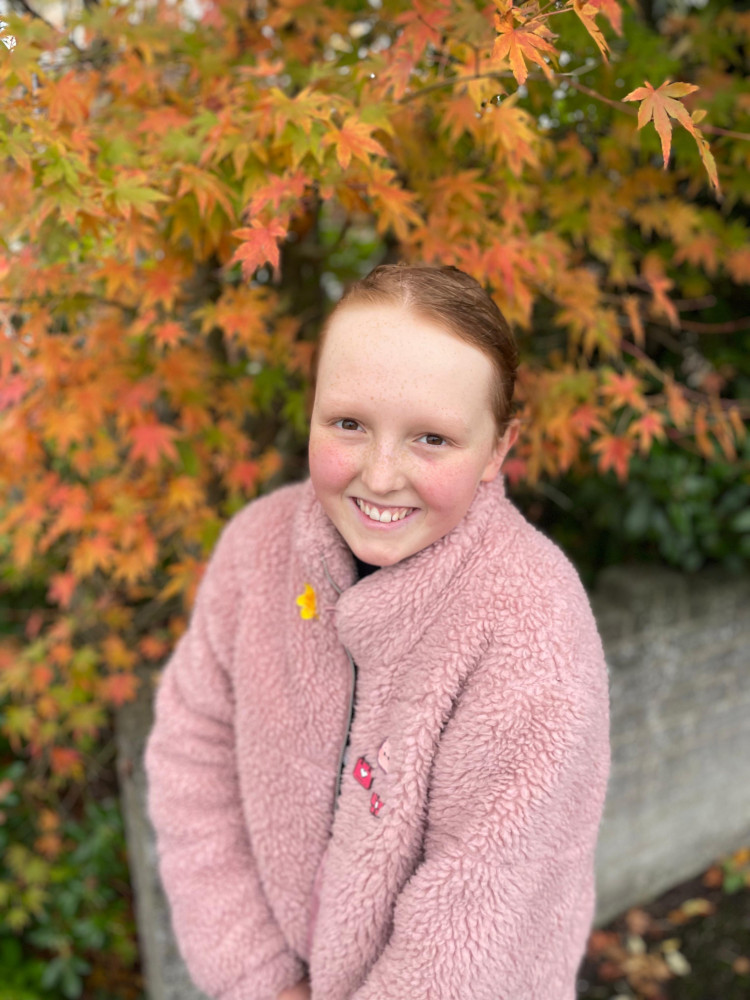Kirsty, a 12-year-old girl living with a brain tumour, is looking for all the Kirstys in Kingston (Image supplied)