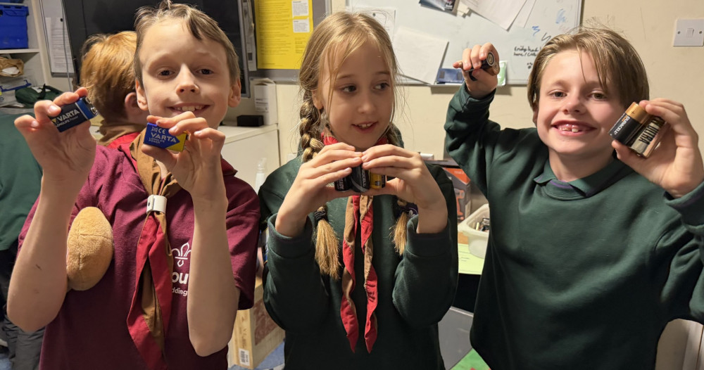 Scouts from 2nd Teddington have recycled more than 1,000 batteries as part of a national initiative (Image supplied)
