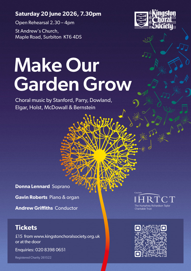 Kingston Choral Society Summer Concert - Make Our Garden Grow