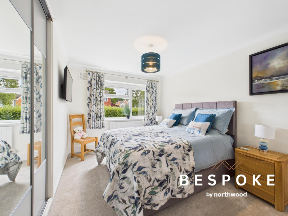 One of two double bedrooms (Credit: Bespoke by Northwood)
