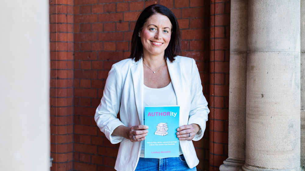 Lyndsey Meredith published her book AUTHORity in April 2026, aiming to help people grow their business through writing (Image supplied)
