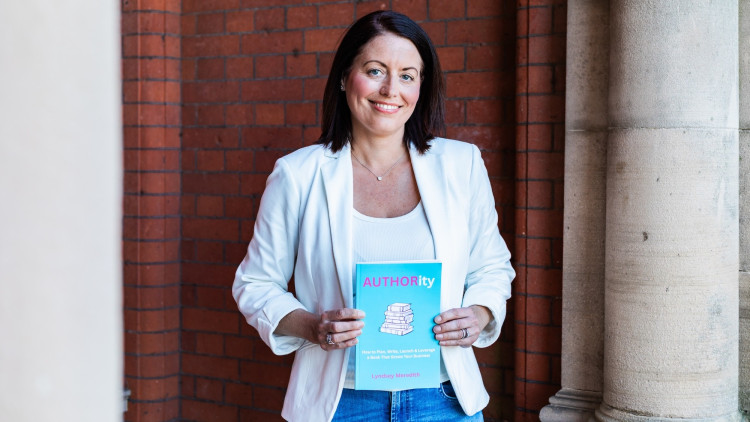 Lyndsey Meredith published her book AUTHORity in April 2026, aiming to help people grow their business through writing (Image supplied)