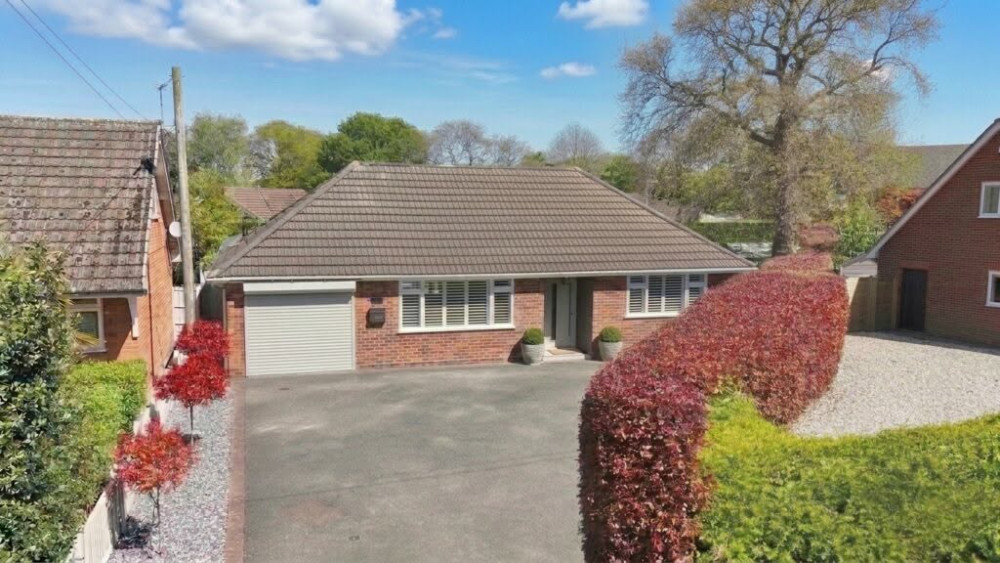 The three-bedroom fully refurbished bungalow on Pit Lane, Hough (Photo: James Du Pavey).