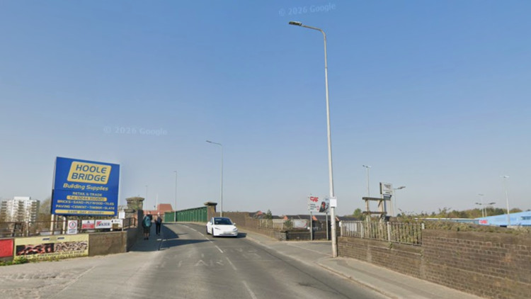Hoole Way was closed this morning following a crash (Image via: Google)
