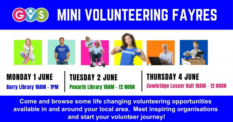 Volunteering is Priceless – Attend GVS’ Mini Volunteering Fayres across the Vale