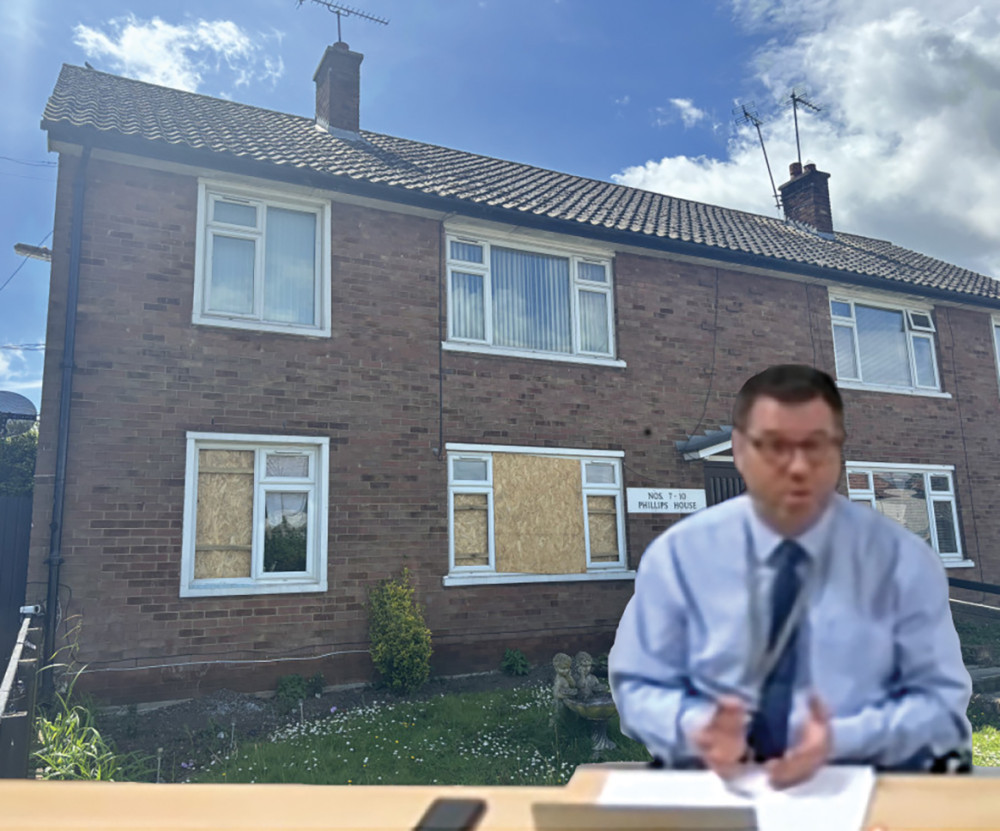 Council director Michael Dineen overturned a deision to strip McCarthy of his tenancy - meaning the property remained empty and boarded up. 