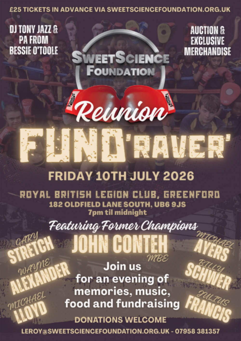 SweetScience Foundation "Fund'raver Reunion"