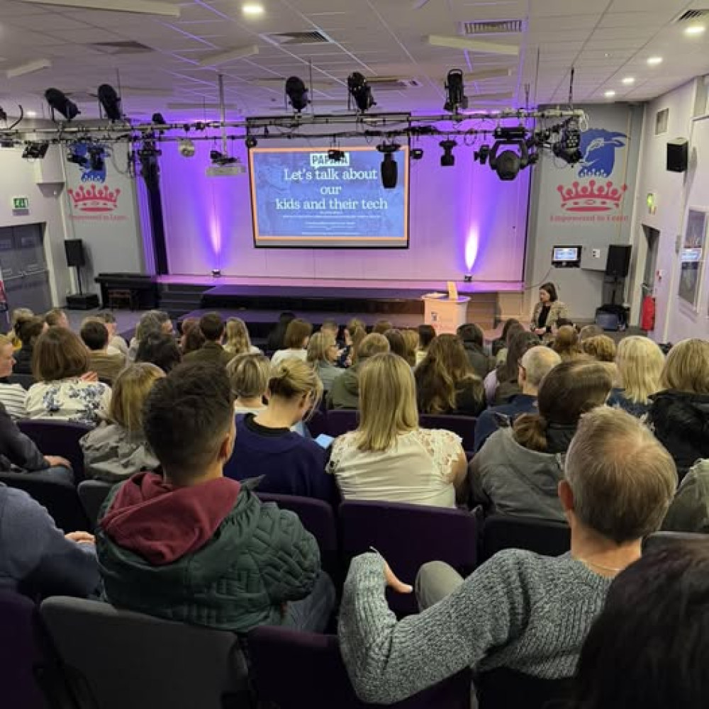 There was a good turn out at the event at Ashby School.