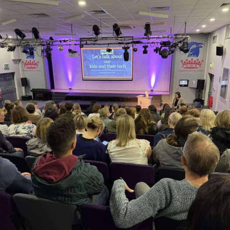 There was a good turn out at the event at Ashby School.