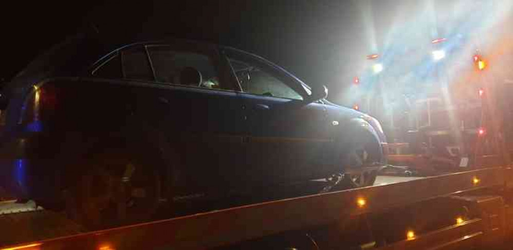 One of the vehicles that was seized on Saturday night. Photo: LeicsPolice 24/7 Response @LeicsResponse Twitter page