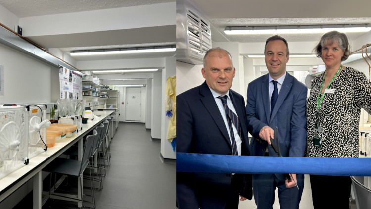 Keele University's new insect research facility has been officially opened (image via Keele)