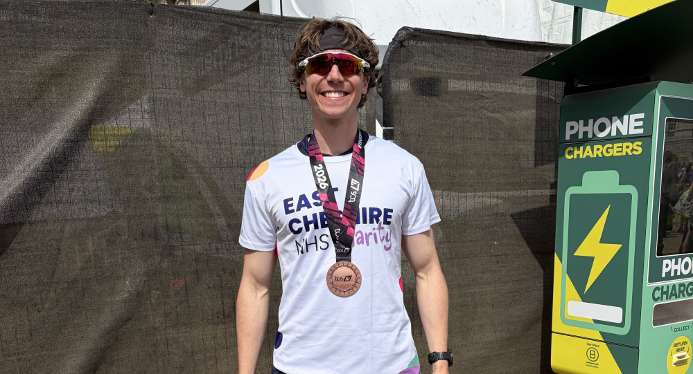 Follow in the footsteps of Elliot Edwards, who ran the marathon for East Cheshire NHS Charity this year (Credit: Supplied)