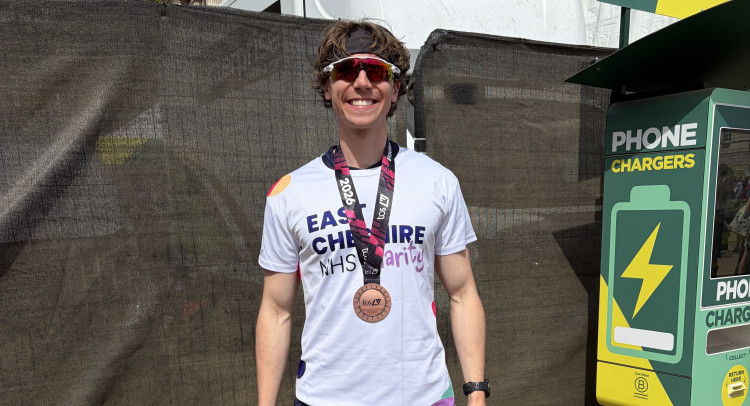 Follow in the footsteps of Elliot Edwards, who ran the marathon for East Cheshire NHS Charity this year (Credit: Supplied)