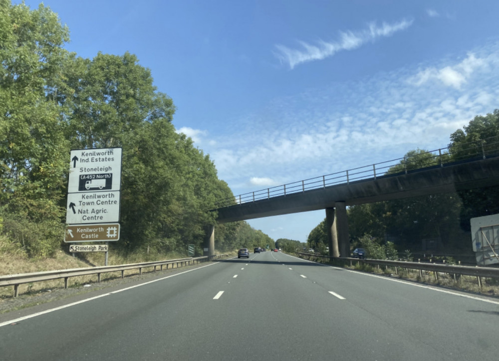 There was a major collision on the A46 last night near Kenilworth (image by Nub News)