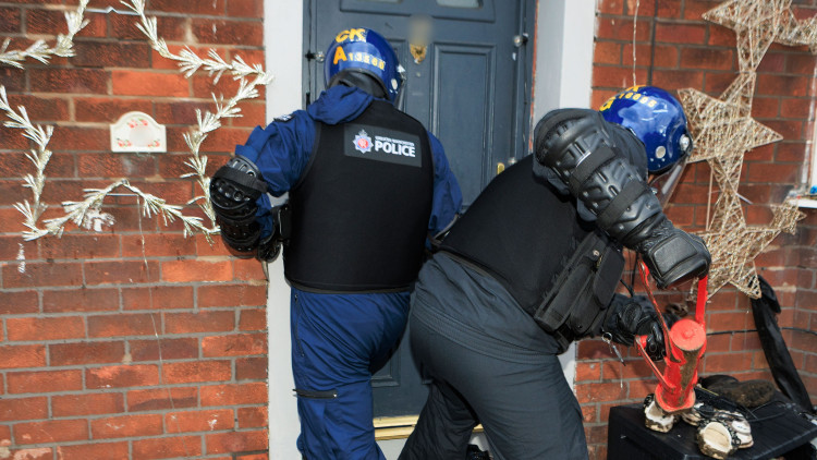 Two men from Stockport have been charged with conspiracy to supply drugs, following early morning search warrants (Image - GMP)