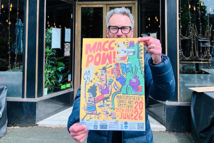 Marc Jackson, organiser of Macc-Pow! and owner of Room for Comics in Macclesfield (Credit: Supplied)
