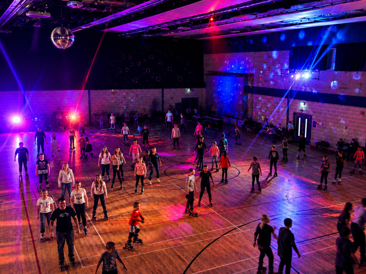 Congleton Leisure Centre hosts a roller disco next month (Credit: Supplied)
